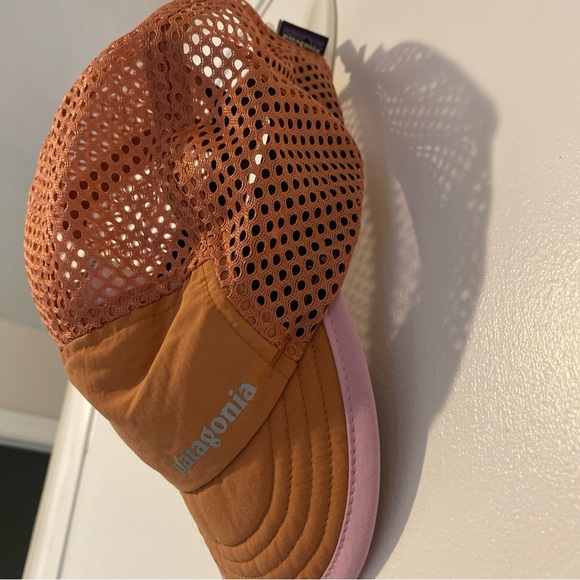 Patagonia Kids' Orange and Pink Mesh Hat - Picture 3 of 10